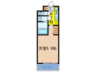 サムティ北梅田VESSEL(709)の物件間取画像